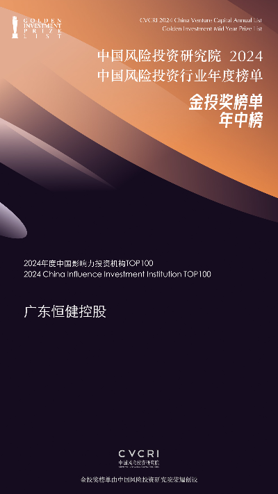 恒健控股公司榮獲“2024年度中國影響力投資機構TOP100”.jpg